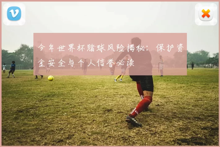 今年世界杯赌球风险揭秘:保护资金安全与个人信誉必读