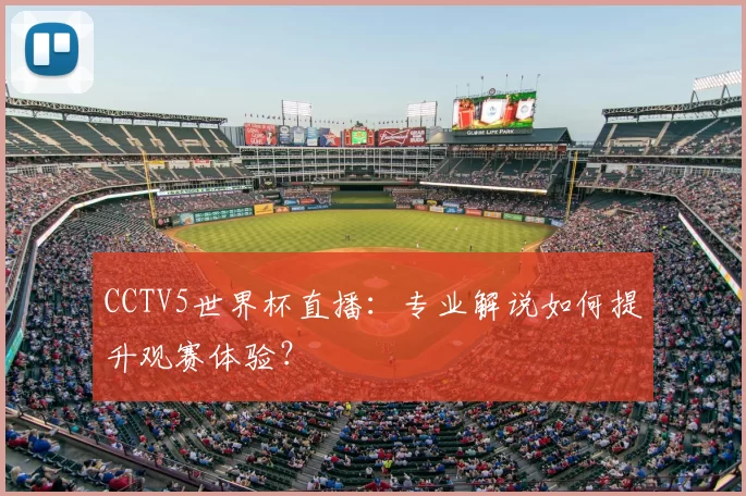 CCTV5世界杯直播:专业解说如何提升观赛体验?